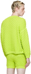 Bonsai Green Bobbles Sweater