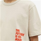The Future Is On Mars Men's T-Shirt in Pale Grey