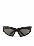 Balenciaga - Wrap-Around Acetate Sunglasses