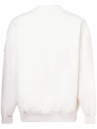 MONCLER - Emerized Brushed Cotton Sweatshirt