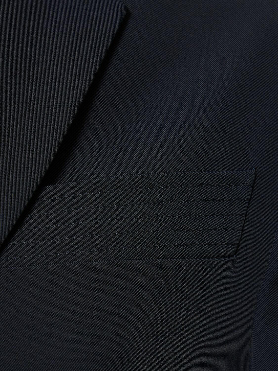FERRARI - Stretch Twill Single Breasted Blazer
