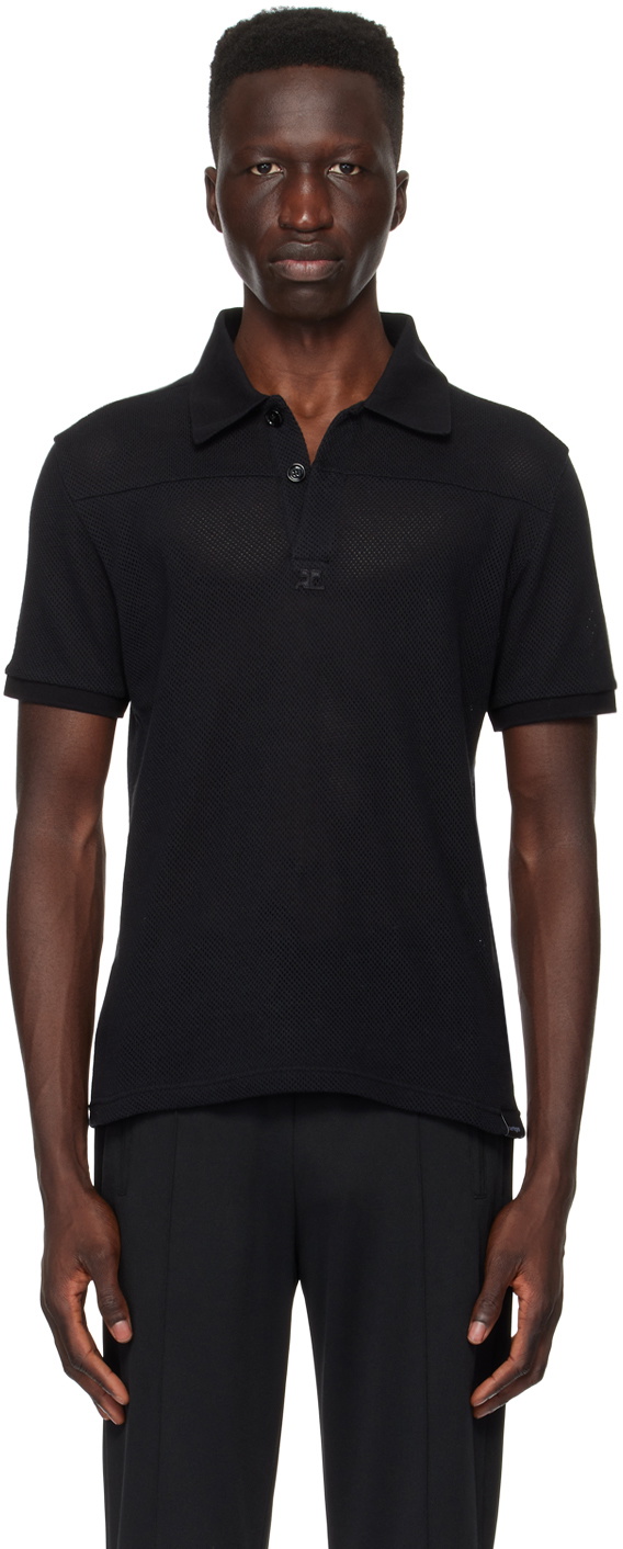 COURREGES - Man - Black - Polo Shirt