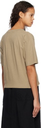 Margaret Howell Taupe Simple T-Shirt