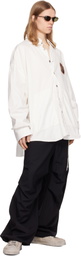 MASTERMIND WORLD White Big Denim Shirt