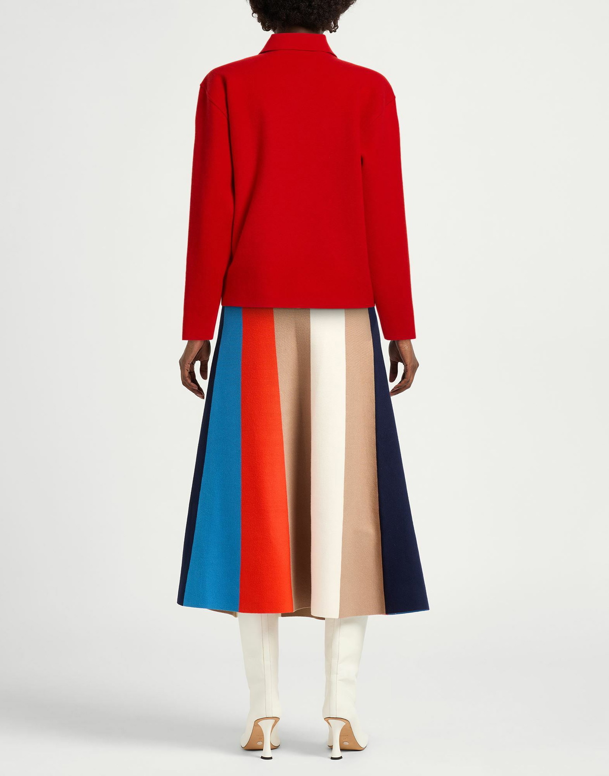 Auralee Womens Sweater in Red