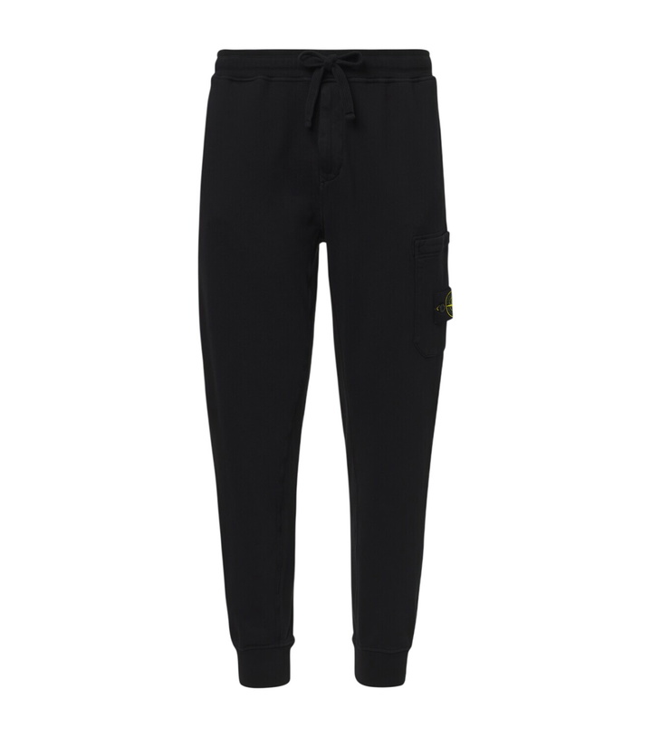 Photo: Stone Island Compass cotton fleece sweatpants
