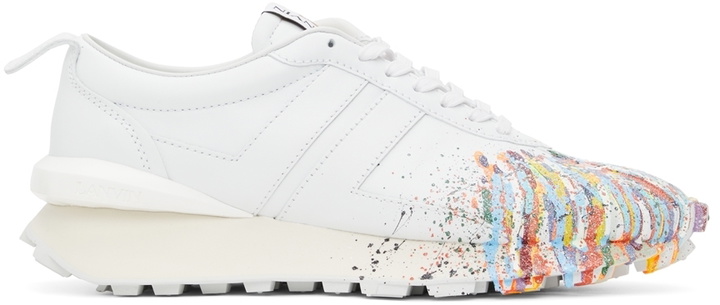 Photo: Lanvin White Gallery Dept. Edition Leather Bumpr Sneakers