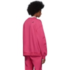 ADER error Pink Stone Logo Sweatshirt
