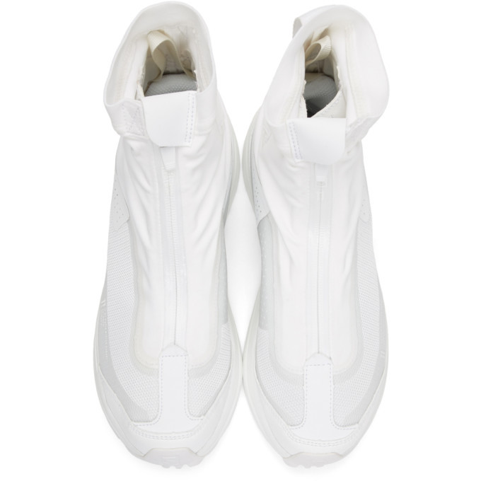 Boris Bidjan Saberi White Salomon Edition Bamba 2 High-Top Sneakers