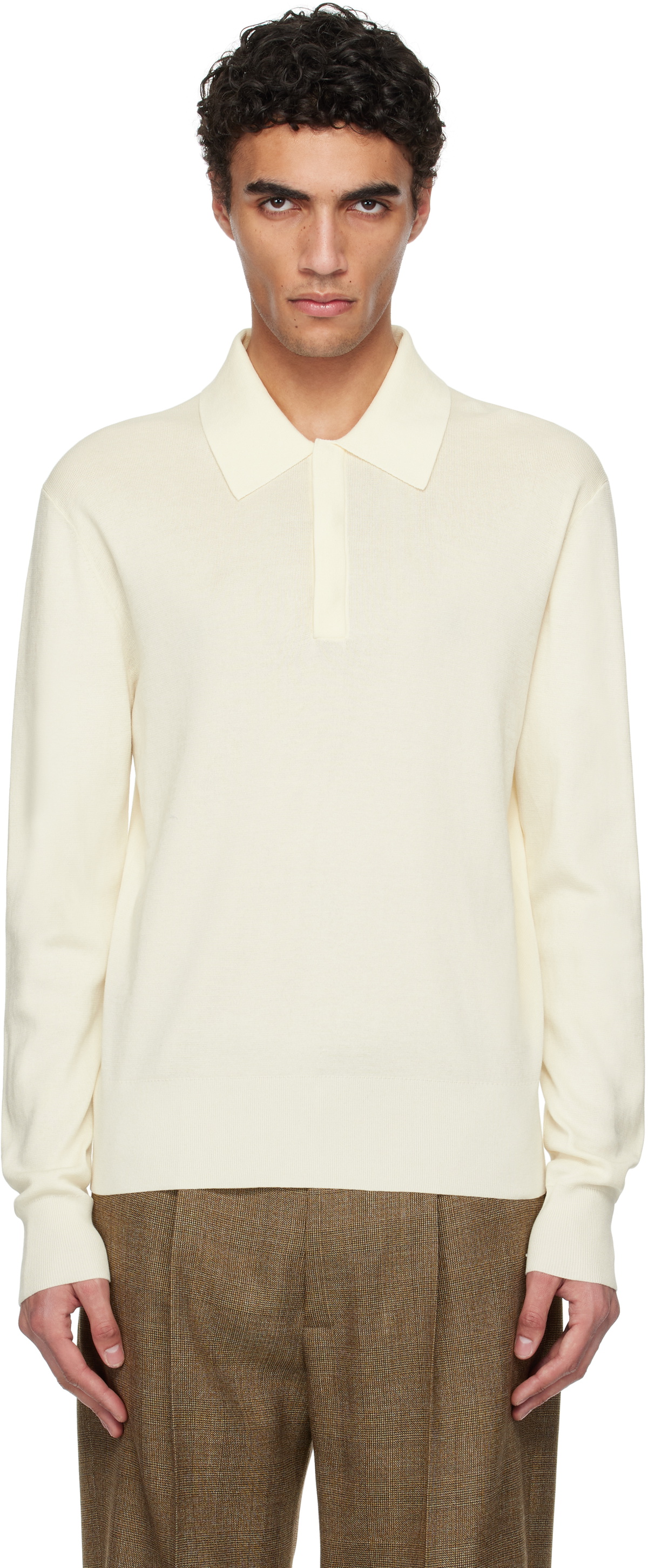 Tiger of Sweden Off-White Appleton Polo