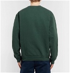 Noon Goons - Logo-Print Fleece-Back Cotton-Jersey Sweatshirt - Green