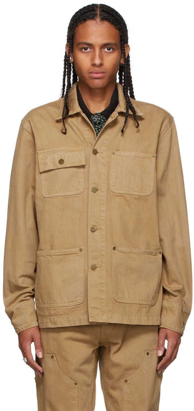 Brownstone Khaki Selvedge Chore Jacket