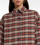 See By Chloe - Checked cotton-blend jacket