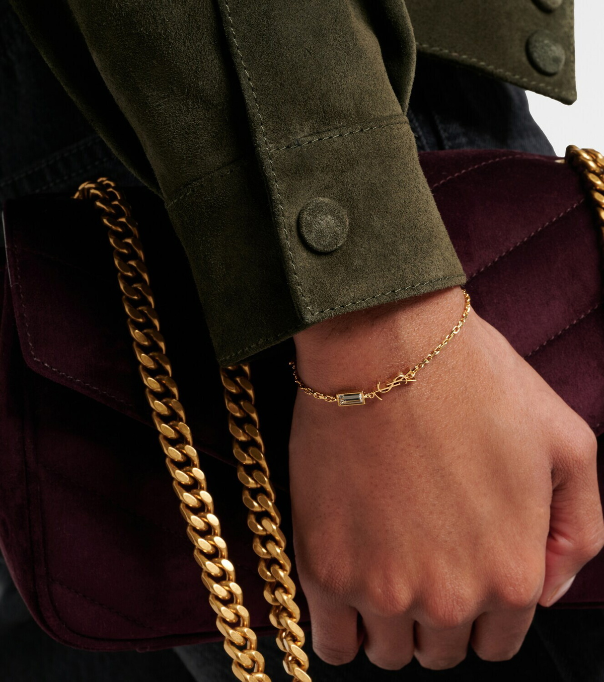 Saint Laurent Cassandre bracelet
