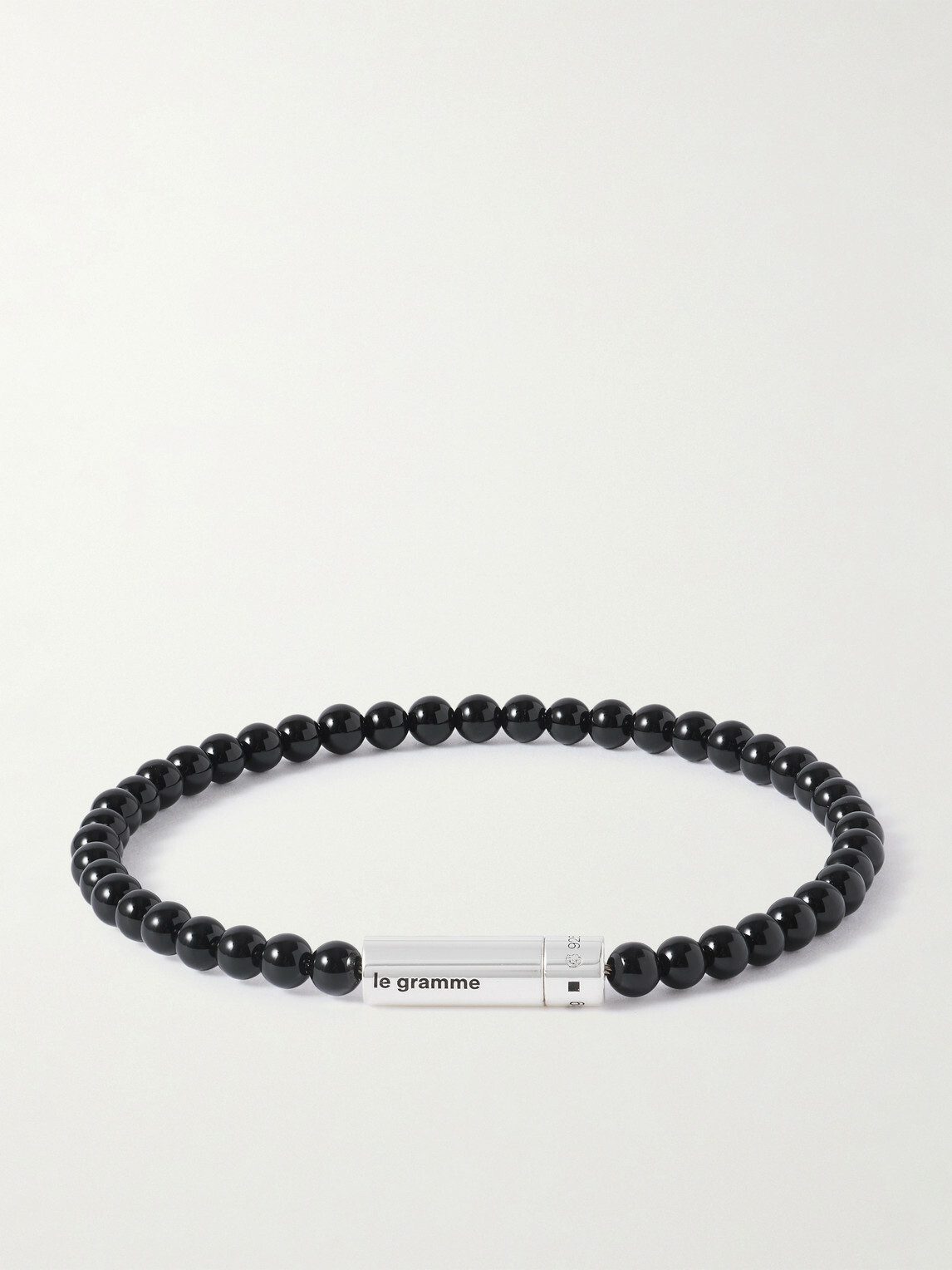 le gramme 編み込みブレスレット 7g 黒 【公式通販】 le gramme 編み込みブレスレット 7g 黒 【公式通販】