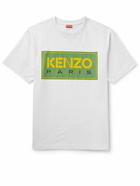 KENZO - Logo-Print Cotton-Jersey T-Shirt - White