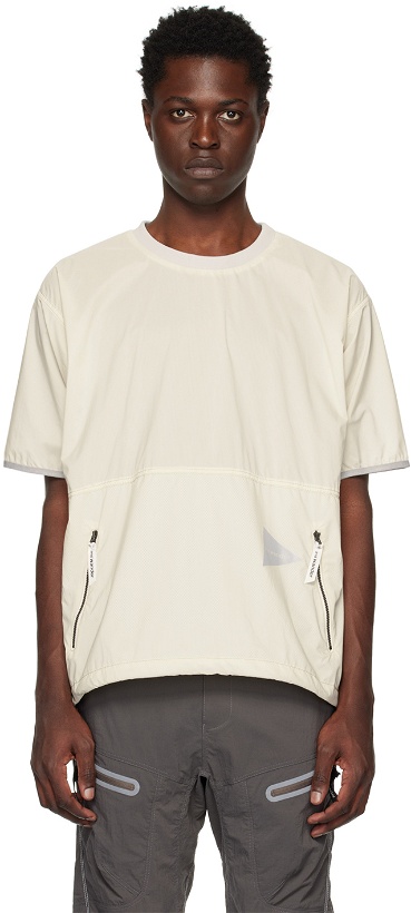 Photo: and wander Off-White Wind T-Shirt