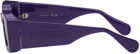 Jacquemus Purple Le Raphia 'Les Lunettes Tupi' Sunglasses