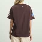 ALÉMAIS Women's Sirocco Embroidered T-Shirt in Chocolate