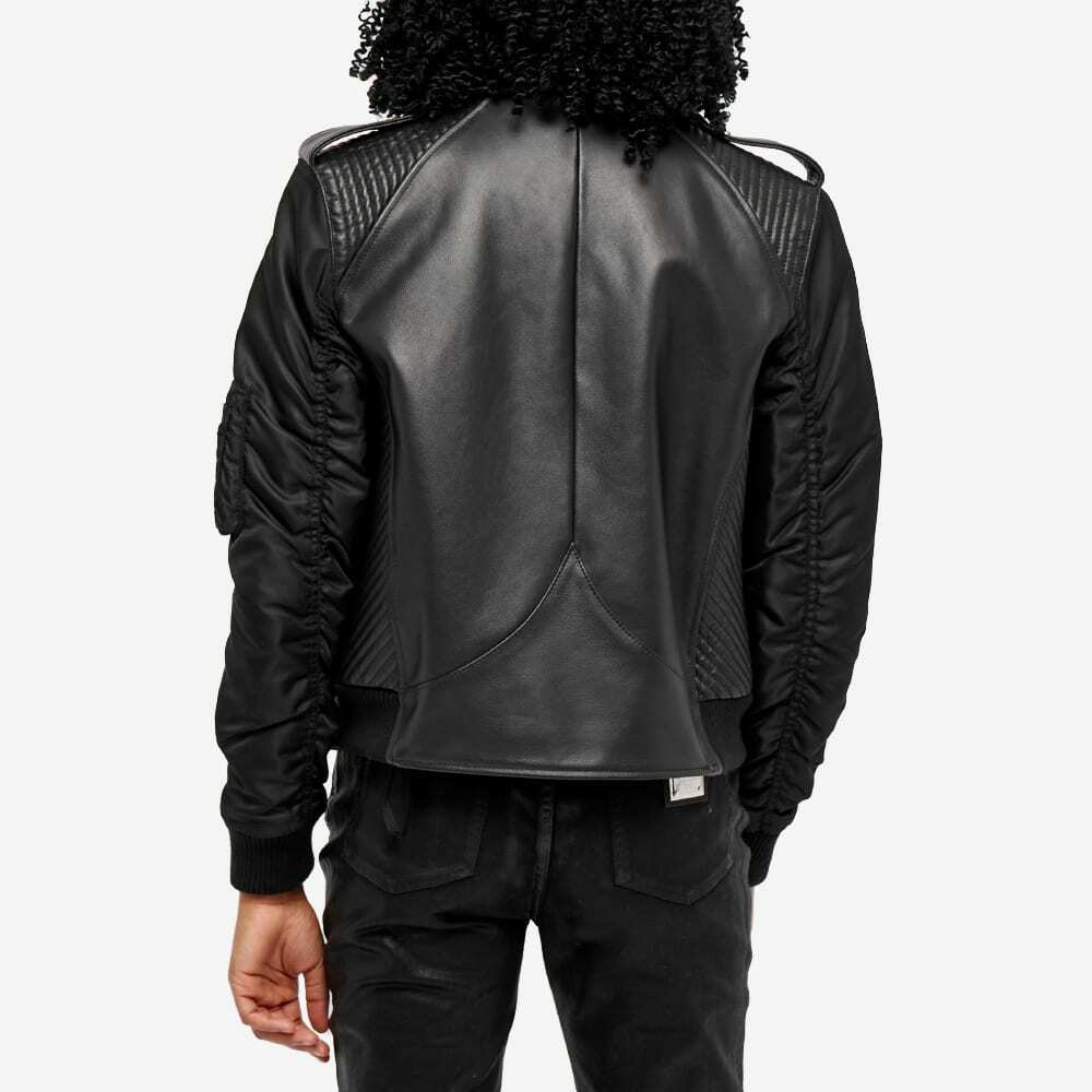 Dolce & Gabbana Women's Leather Biker Jacket in Black Dolce & Gabbana