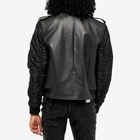 Dolce & Gabbana Women's Leather Biker Jacket in Black