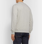 Belstaff - Logo-Embroidered Loopback Cotton-Jersey Sweatshirt - Gray