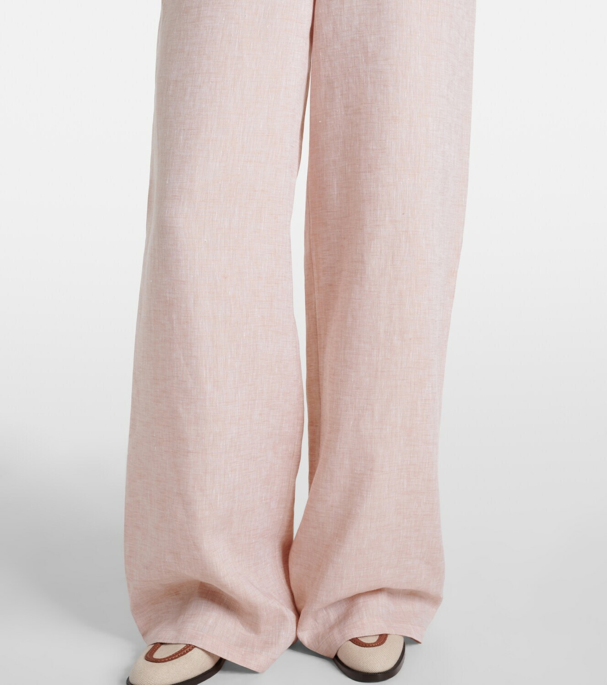 Loro Piana Valerio linen wide-leg pants