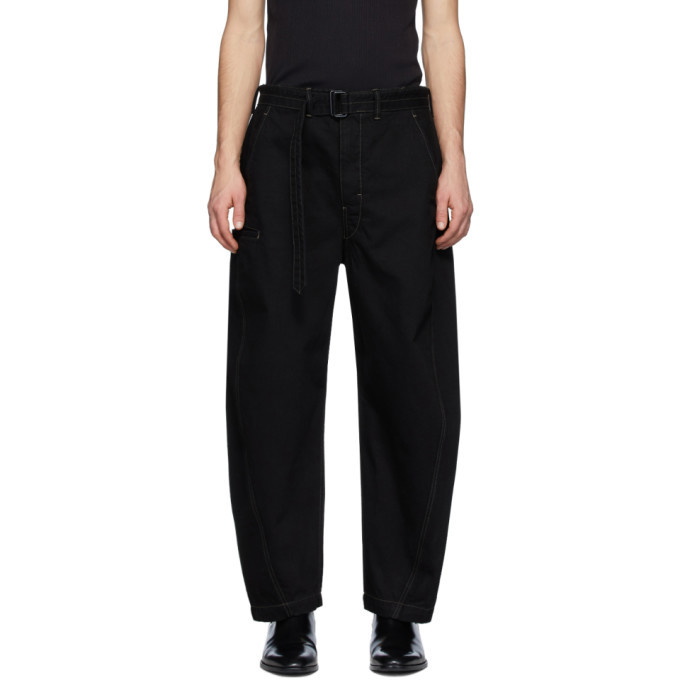 Lemaire Black Twisted Jeans Lemaire