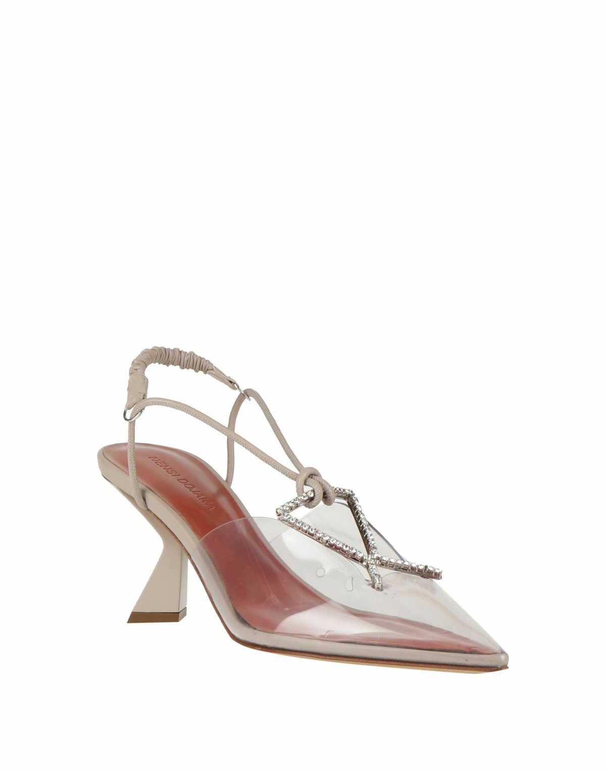 Nensi Dojaka Womens Pumps in Transparent