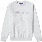 Fucking Awesome Men's Stamp Embossed Crew Sweat in Heather Grey