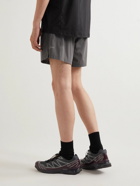 CAYL - Straight-Leg Logo-Print Ripstop and Mesh Shorts - Gray