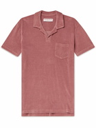 Orlebar Brown - 007 Slim-Fit Cotton-Terry Polo Shirt - Red