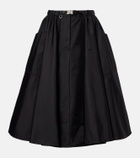 Prada Re-Nylon belted midi skirt
