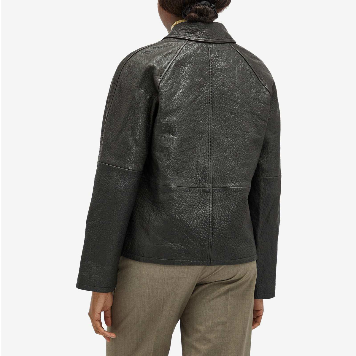 Samsøe Samsøe Women's Sanok Leather Jacket in Black