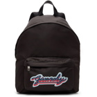 Givenchy Black Logo Print Urban Backpack