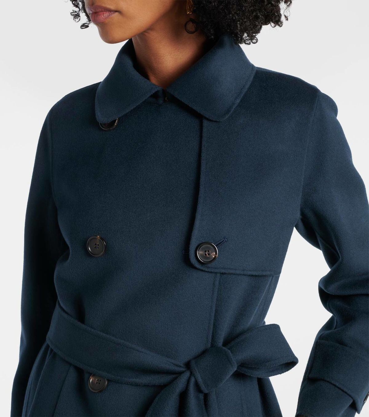 'S Max Mara Belted virgin wool coat