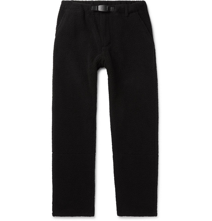 Photo: Gramicci - Truck Belted Fleece Trousers - Black