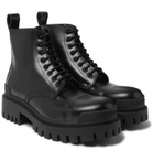 Balenciaga - Strike Leather Boots - Black