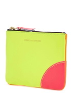 COMME DES GARCONS WALLET portafoglio super fluo giallo e arancione Yellow