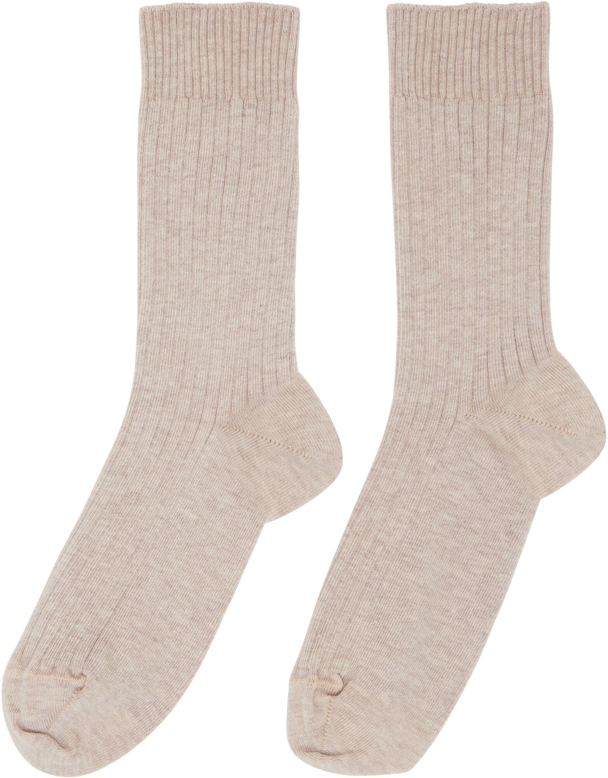 Baserange Three-Pack Multicolor Cotton Rib Overankle Socks