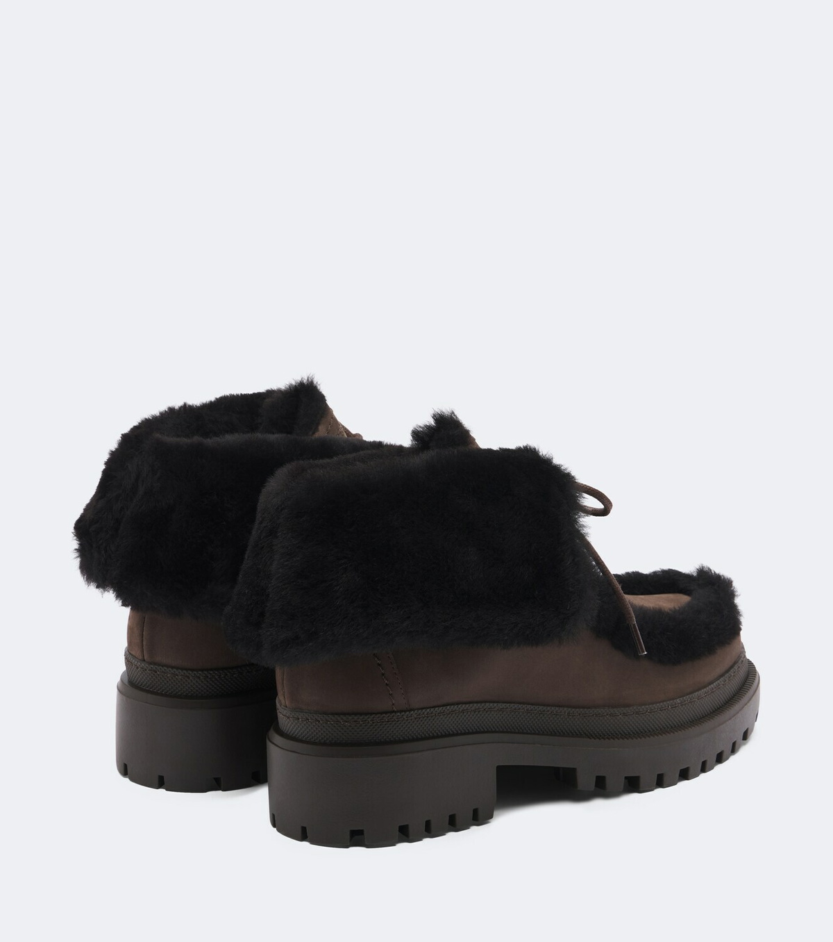 Yves Salomon Shearling-lined suede ankle boots