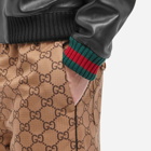Gucci Men's GG All Over Ripstop Pant in Beige