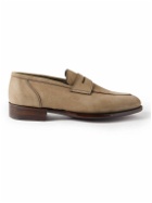 Kingsman - George Cleverley Newport Suede Loafers - Neutrals