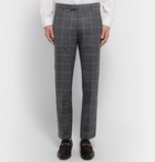 Gucci - Grey Slim-Fit Embroidered Prince of Wales Checked Wool and Cotton-Blend Suit - Men - Gray