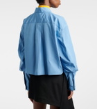 Loewe Anagram embroidered cotton shirt