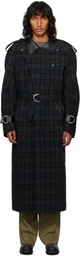 CMMAWEAR Blue Edward Trench Coat
