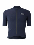 Pas Normal Studios - Escapism Slim-Fit Logo-Print Stretch-Ripstop Cycling Jersey - Blue