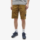 Stone Island Men's Supima Cotton Cargo Short in Dark Beige