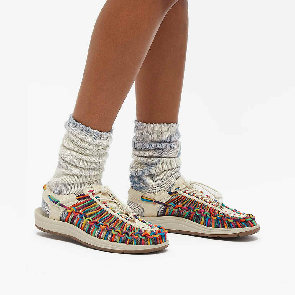 Keen Women's Uneek OG in Original Tie Dye/Birch KEEN