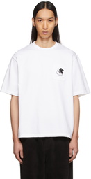 Undercover White Evangelion Pocket T-Shirt